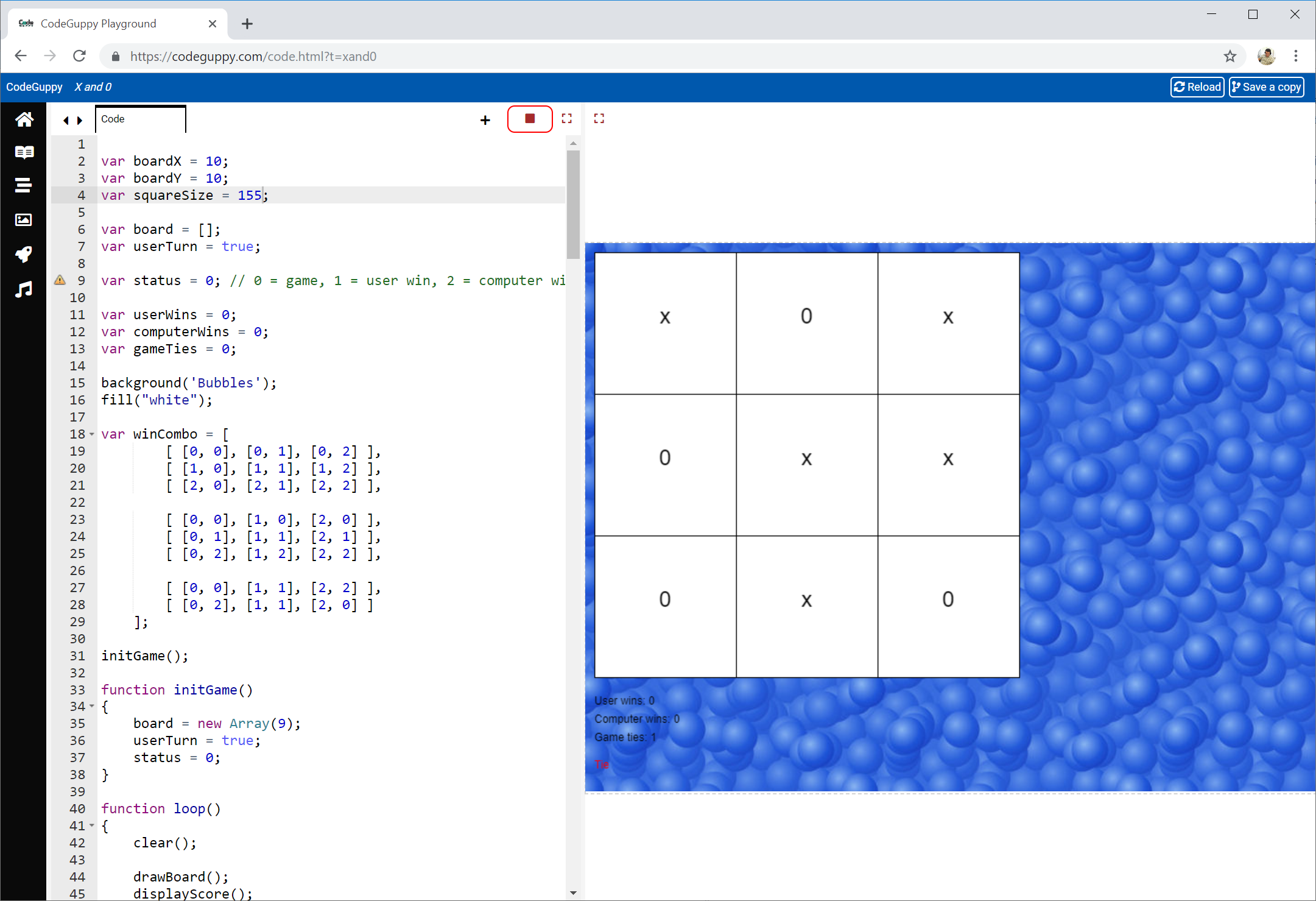 Tutorial — Tic-Tac-Toe Game with Vanilla JavaScript