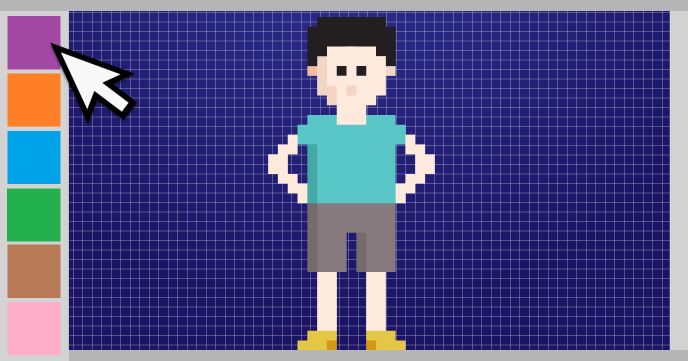 Color Blocky - A pixel art editor in JavaScript